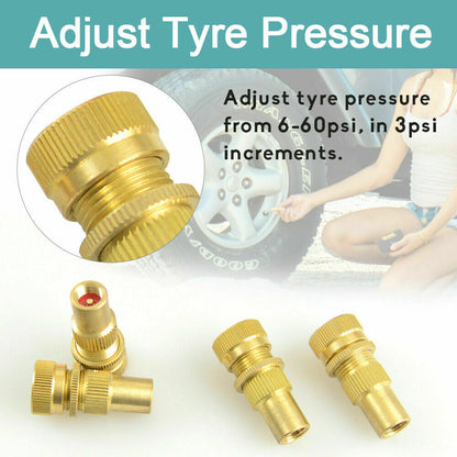 X-BULL Tyre Deflators Brass Air Deflator 0-60 PSI Tire Valve Core Tool Automatic Tristar Online