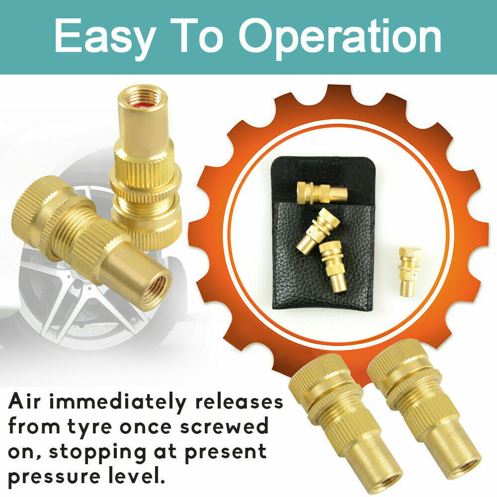 X-BULL Tyre Deflators Brass Air Deflator 0-60 PSI Tire Valve Core Tool Automatic Tristar Online