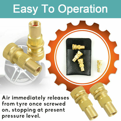 X-BULL Tyre Deflators Brass Air Deflator 0-60 PSI Tire Valve Core Tool Automatic Tristar Online