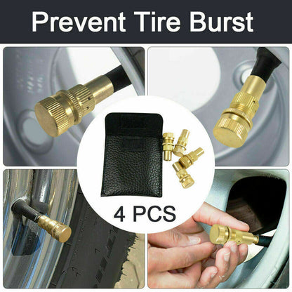 X-BULL Tyre Deflators Tire Automatic 4WD Pressure Gauge 4 Brass Deflator Tristar Online
