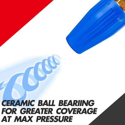 X-BULL Pressure Washer Turbo Nozzle Head 4000PSI High Cleaner 1/4BSP Tristar Online