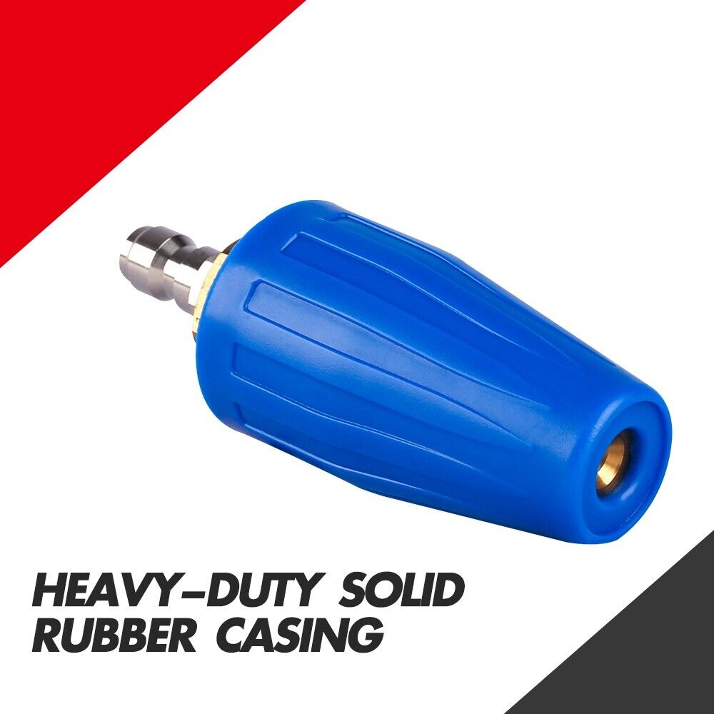 X-BULL Pressure Washer Turbo Nozzle Head 4000PSI High Cleaner 1/4BSP Tristar Online