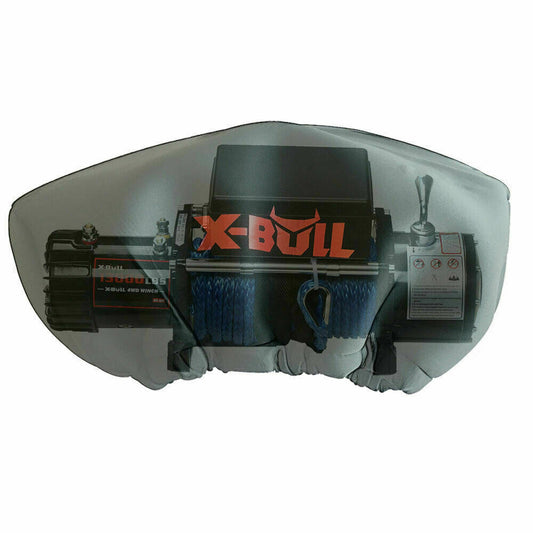 X-BULL Winch Cover Waterproof fits 8000-17000LBS Winch Dust Cover Soft 4X4 Tristar Online