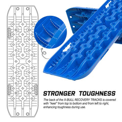 X-BULL Recovery tracks Sand tracks KIT Carry bag mounting pin Sand/Snow/Mud 10T 4WD-BLUE Gen3.0 Tristar Online