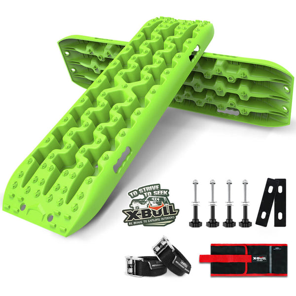 X-BULL Recovery tracks Sand tracks KIT Carry bag mounting pin Sand/Snow/Mud 10T 4WD-GREEN Gen3.0 Tristar Online
