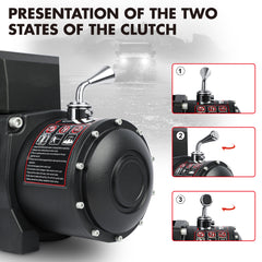 X-BULL Electric Winch 12V 12000LBS/5454kg 26M Synthetic Rope Wireless Remote 4WD 4X4 Tristar Online