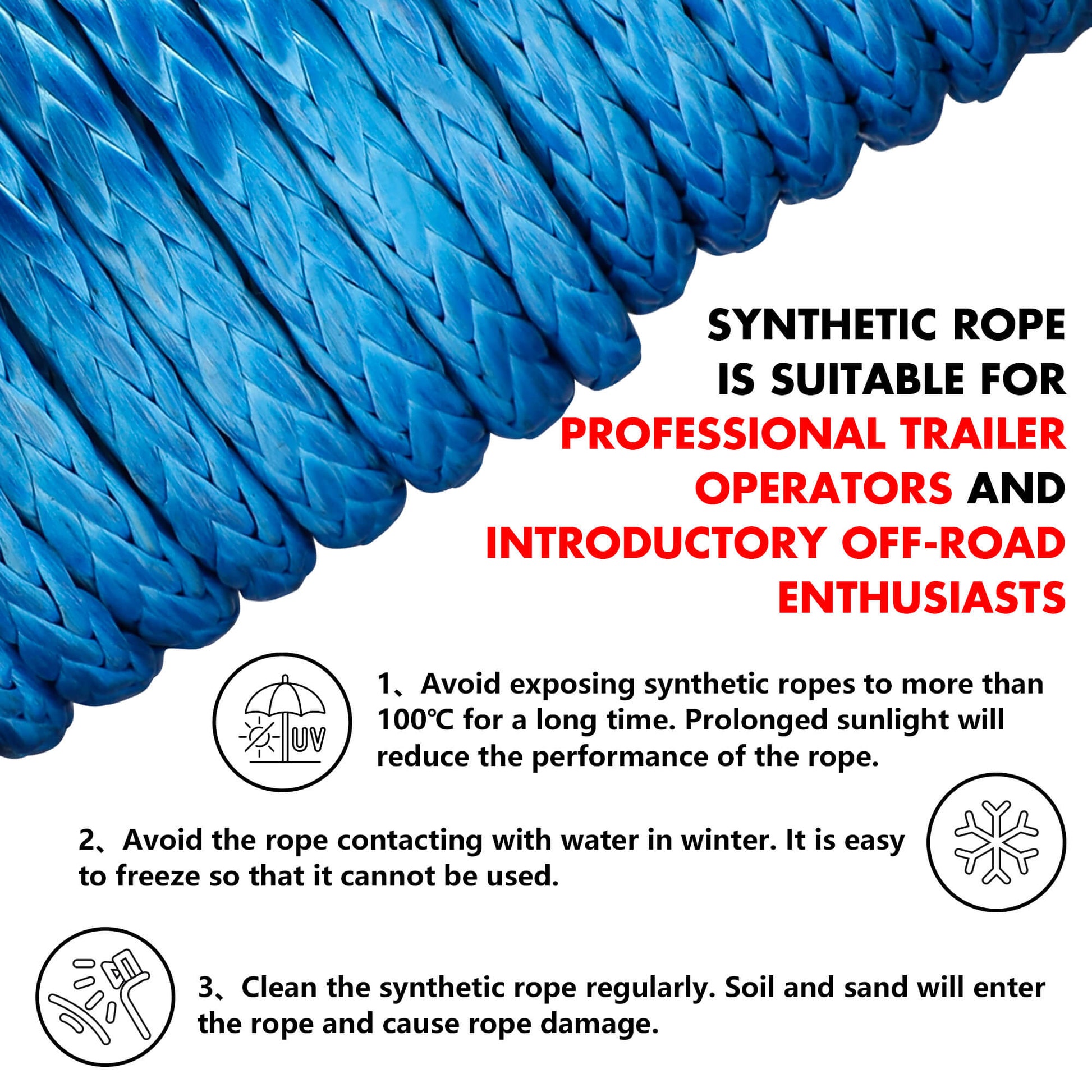 X-BULL 12V Electric Winch 12000LBS synthetic rope with 4PCS Recovery Tracks Gen3.0 Black Tristar Online