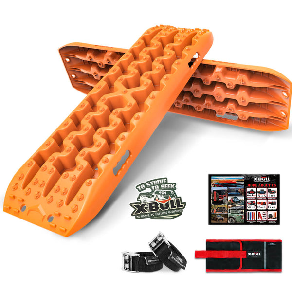 X-BULL Recovery tracks Sand 4x4 4WD Snow Mud Car Vehicles ATV 2pcs Gen 3.0 - Orange Tristar Online
