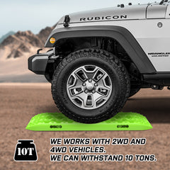 X-BULL Recovery tracks Sand tracks 2pcs Sand / Snow / Mud 10T 4WD Gen 3.0 - Green Tristar Online