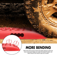 X-BULL Recovery tracks Sand Trucks Offroad With 4PCS Mounting Pins 4WD Gen 2.0- red Tristar Online