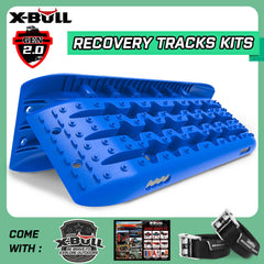 X-BULL Recovery tracks Sand tracks 2pcs Sand / Snow / Mud 10T 4WD Gen 2.0 - blue Tristar Online
