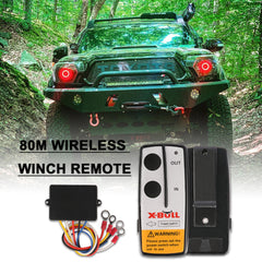 X-BULL Winch Solenoid Relay 12V 500A Winch Controller Twin Wireless Remote 4T Block Pulley Tristar Online