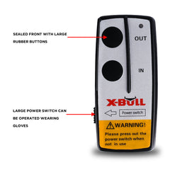 X-BULL 2x Wireless Winch Remote Control 12 Volt 150ft Handset Switch 4wd Tristar Online