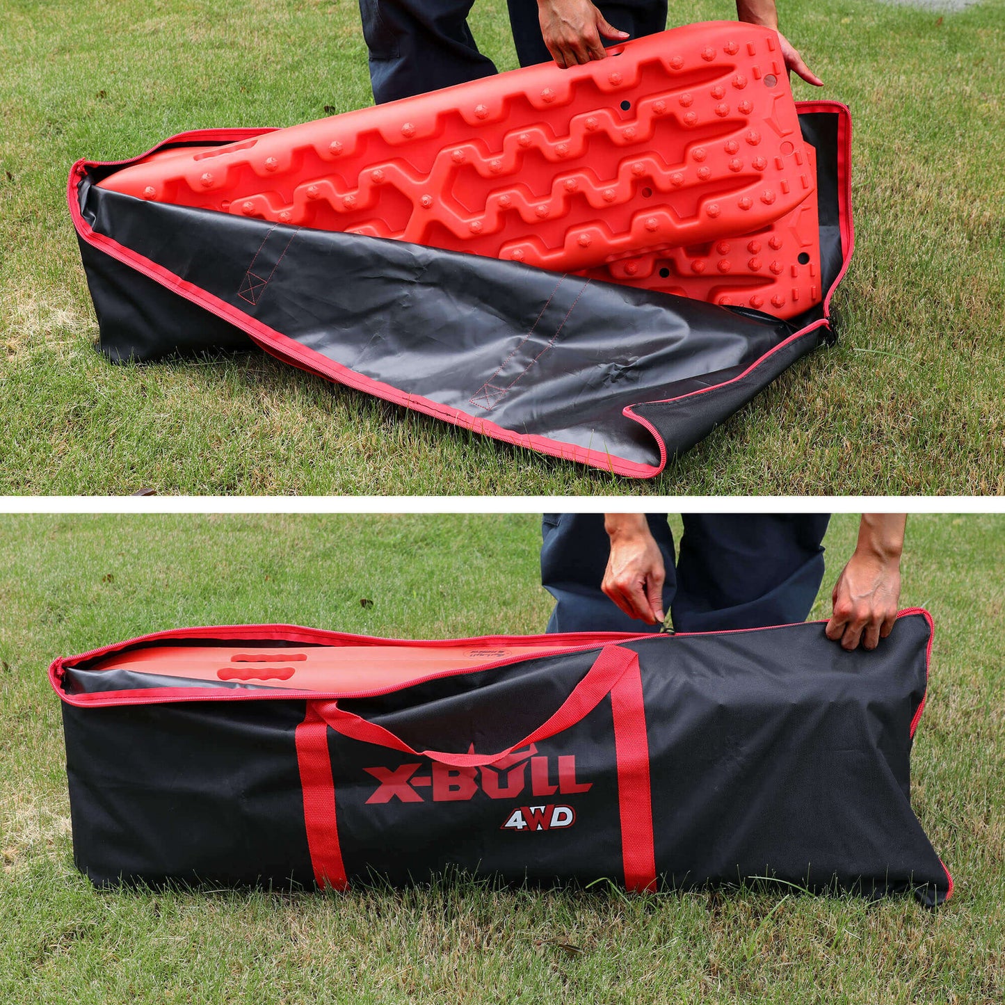 X-BULL Recovery tracks Carry Bag 4x4 Extraction Tred Bag Black Tristar Online