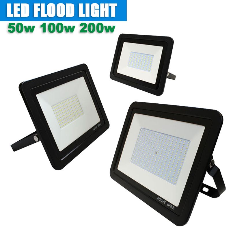 4 x 100W New Stylish LED Slim Flood Light AU Plug IP65 Indoor Outdoor Tristar Online