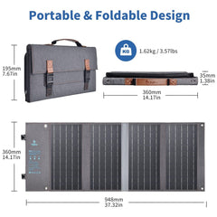 BigBlue Portable 36W Solar Panel Charger Tristar Online