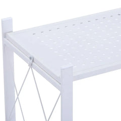 EKKIO Foldable Storage Shelf 3 Tier (White) Tristar Online