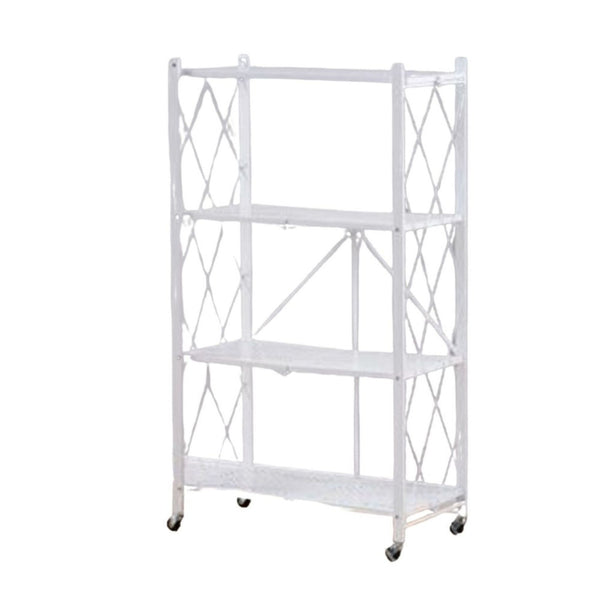 EKKIO Foldable Storage Shelf 4 Tier (White) Tristar Online