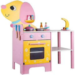 EKKIO Wooden Kitchen Playset for Kids (Puppy Shape Kitchen Set) EK-KP-108-MS Tristar Online