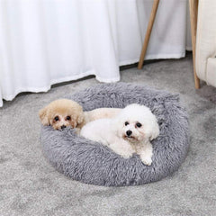 FLOOFI XL 100CM Round Pet Bed (Dark Grey) Tristar Online