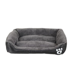 FLOOFI Pet Bed Square XL Size (Black+Dark Grey) FI-PB-303-XL Tristar Online