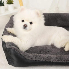 FLOOFI Pet Bed Square L Size (Black+Dark Grey) FI-PB-304-XL Tristar Online