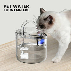 Floofi Pet Water Fountain Dispenser 1.8L with Sensor FI-WD-105-ZM Tristar Online