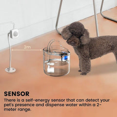 Floofi Pet Water Fountain Dispenser 1.8L with Sensor FI-WD-105-ZM Tristar Online