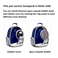 Floofi Space Capsule Backpack - Model 2 (Blue) FI-BP-110-FCQ Tristar Online