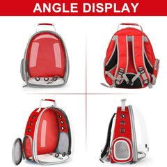Floofi Space Capsule Backpack - Model 1 (Red) FI-BP-107-FCQ Tristar Online