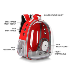 Floofi Expandable Space Capsule Backpack - Model 1 (Red) FI-BP-115-FCQ Tristar Online