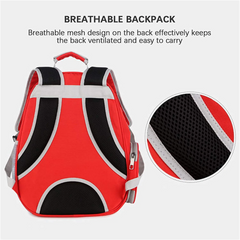 Floofi Expandable Space Capsule Backpack - Model 1 (Red) FI-BP-115-FCQ Tristar Online