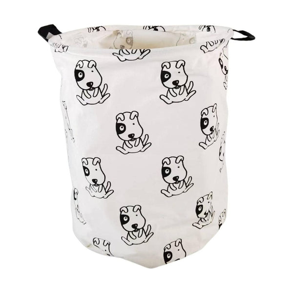 GOMINIMO Laundry Basket Round Foldable (Dog) Tristar Online