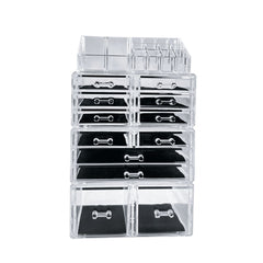 GOMINIMO Makeup Cosmetic Organizer With 12 Drawers (Clear) GO-MCO-100-CS Tristar Online