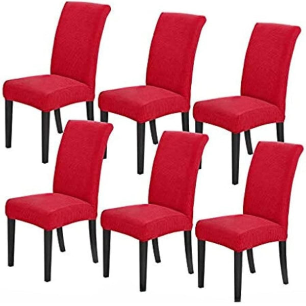 GOMINIMO 6pcs Dining Chair Slipcovers/ Protective Covers (Burgundy) GO-DCS-105-RDT Tristar Online