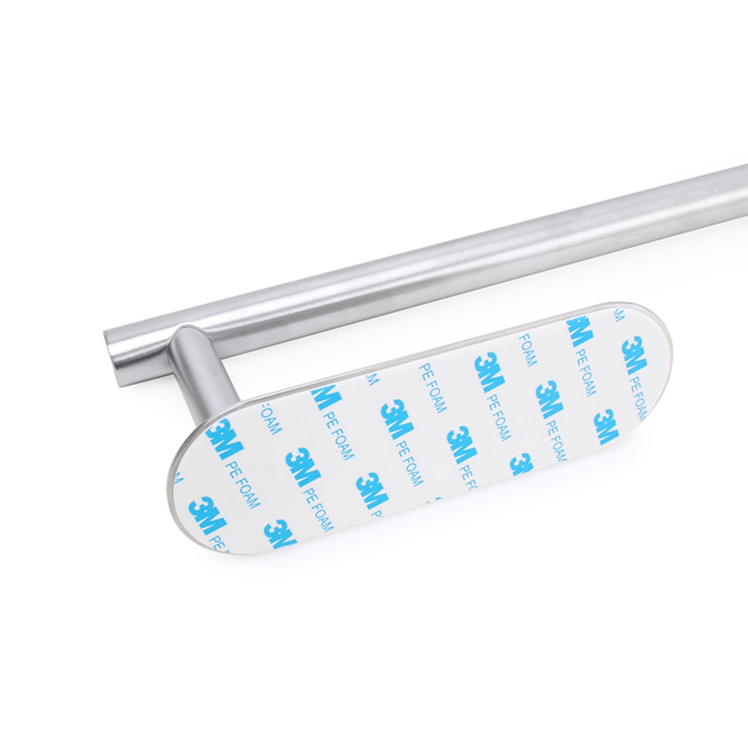 GOMINIMO Self Adhesive or Drilling Paper Towel Holder Wall Mount (Silver) GO-PTH-100-TN Tristar Online