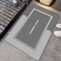 Gominimo Anti-Slip Bath Mat Diatom Rectangle 80*50cm (Grey) GO-BM-107-DA Tristar Online