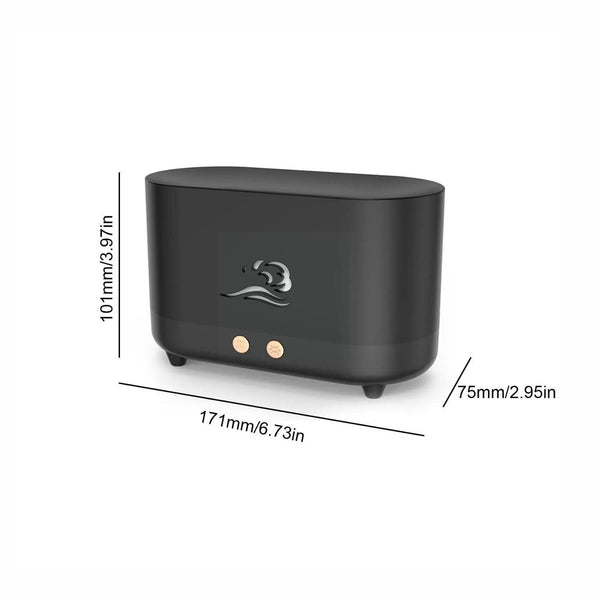 GOMINIMO Flame Humidifier Wind 225ml Black GO-AD-103-HGJ Tristar Online