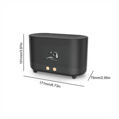 GOMINIMO Flame Humidifier Wind 225ml Black GO-AD-103-HGJ Tristar Online