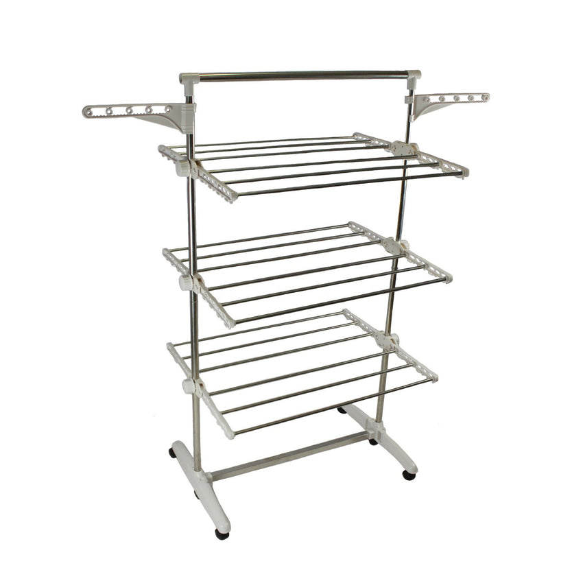 GOMINIMO Laundry Drying Rack 3 Tier (White) GO-LDR-100-JL Tristar Online