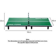 GOMINIMO Tabletop Table Tennis Game (Green) GO-MTG-102-LGE Tristar Online