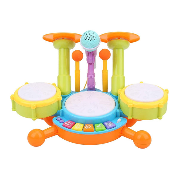 GOMINIMO Kids Toy Musical Drum Set Basic Version (Green) GO-MAT-114-XC Tristar Online