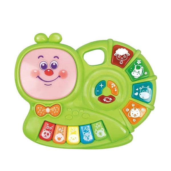 Gominimo Kids Piano Keyboard Music Toys with Snail Shape Design Green Tristar Online