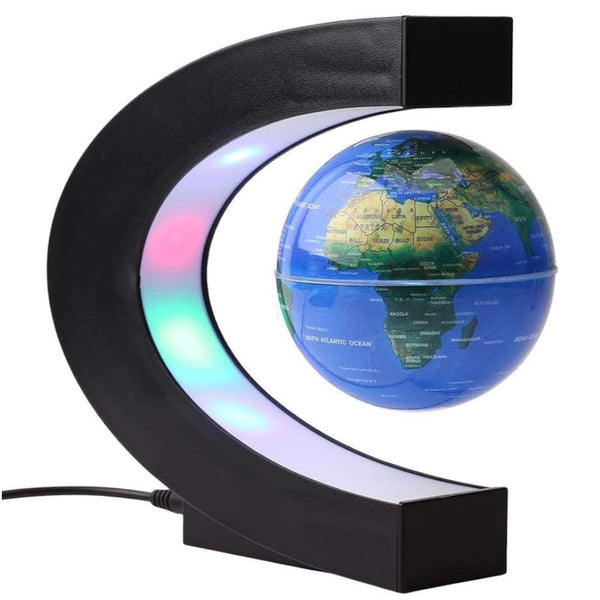 GOMINIMO Magnetic Levitation Floating Globe with LED Light (Blue) GO-MGL-100-DF Tristar Online