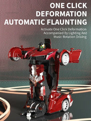 GOMINIMO Transform Car Robot Sport Car with Remote Control (Red) GO-TCR-104-FM Tristar Online