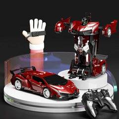 GOMINIMO Transform Car Robot Sport Car with Remote Control (Red) GO-TCR-104-FM Tristar Online