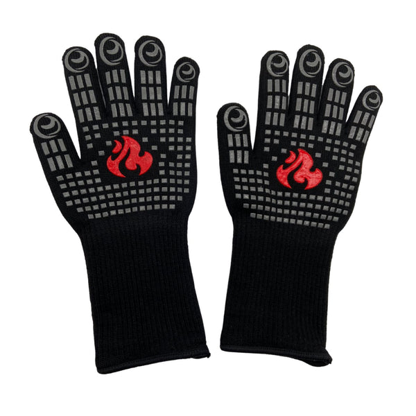 KILIROO BBQ Grill Gloves 35cm With Non-Slip Silicone KR-BG-100-YG Tristar Online