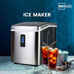 Miraklass Ice Maker Machine Stainless Steel 3.2L Tristar Online