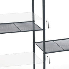 SONGMICS Bathroom Shelf 3-Tier Storage Rack with Adjustable Shelf Black BSC33BK Tristar Online