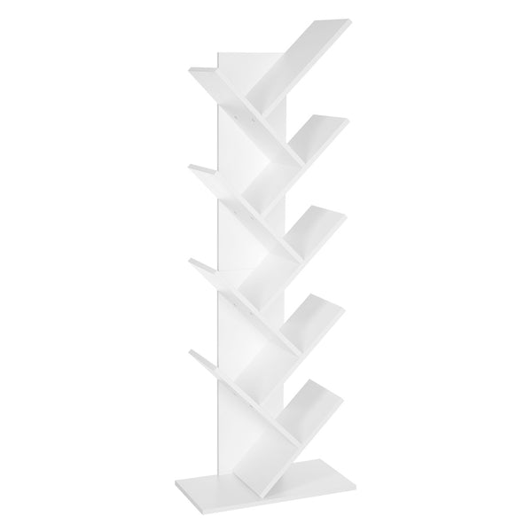 VASAGLE Tree Bookshelf 8 Tier White LBC11WTV1 LBC11WTV1 Tristar Online